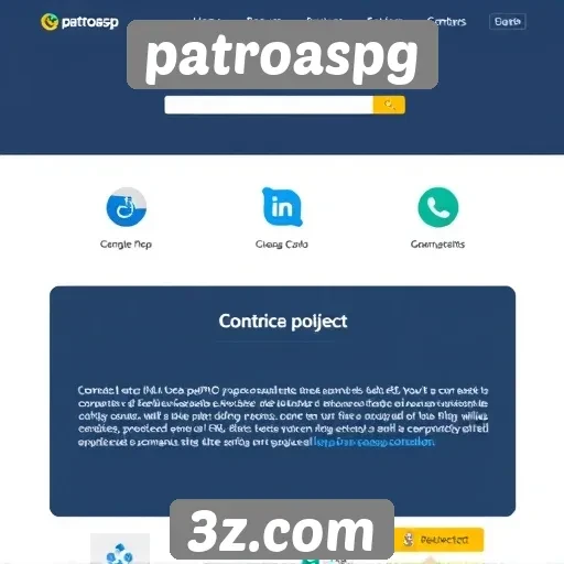 Acessibilidade do site patroaspg para novos usuários