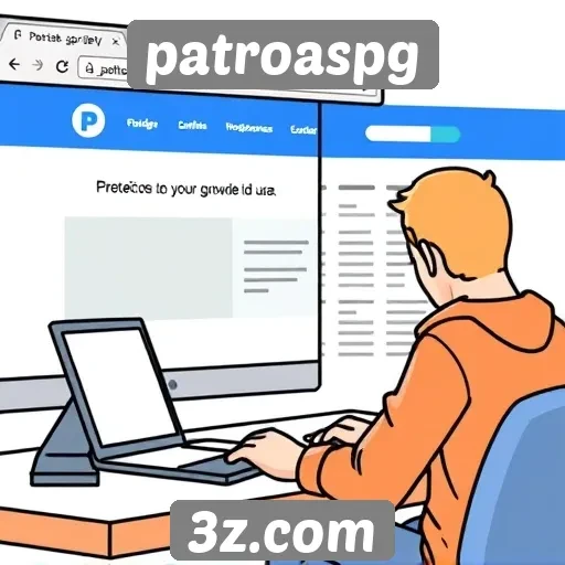 experiência do usuário no site patroaspg